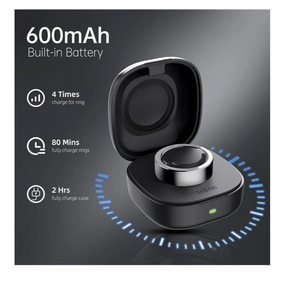 Compatible with Ou-ra Ring Gen3 - Smart Ring Wireless Charger Size 8/ 600mAh